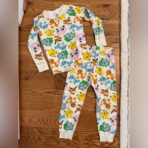 Hanna Andersson Pokémon Collection Long Sleeve and Pants Pajamas size 90cm 3T